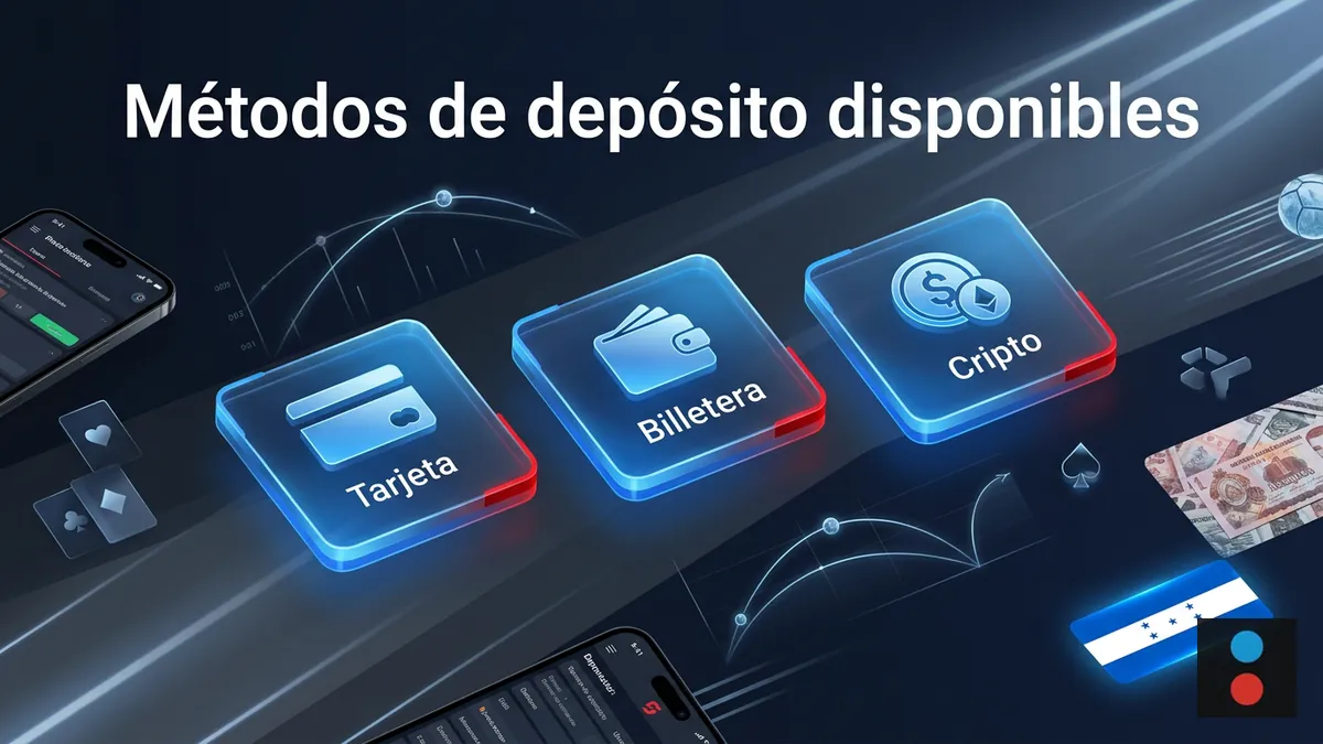 Comparación de métodos de depósito en Megapari Honduras: tarjeta, billetera y criptomonedas