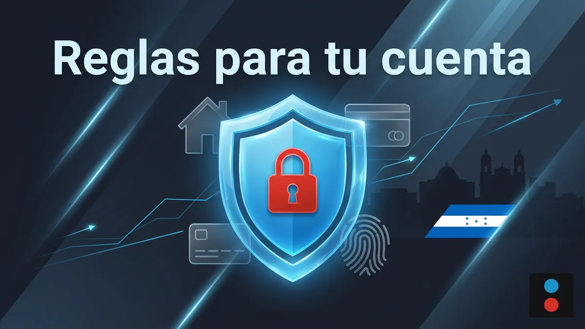 Escudo con candado simbolizando las reglas de registro de Megapari en Honduras